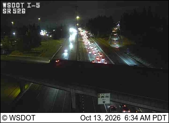 I-5 at MP 189.3: SR 526 Interchange live camera view