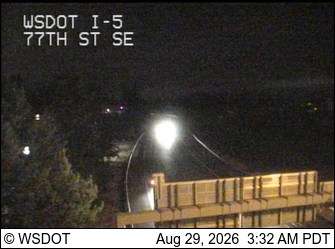 I-5 at MP 189.9: 77th St SE live camera view