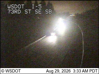 I-5 at MP 190.3: 73rd St SE, SB live camera view