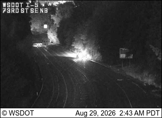 I-5 at MP 190.4: 73rd St SE, NB live camera view