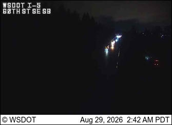 I-5 at MP 191.2: 60th St SE, SB live camera view