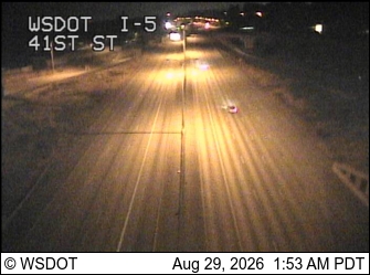 I-5 at MP 192.6: 41st St live camera view