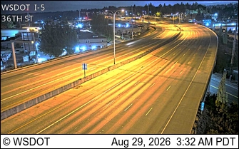 I-5 at MP 193: 36th St live camera view