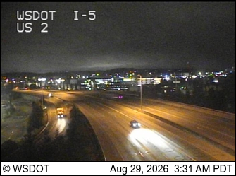I-5 at MP 193.9: US 2 Interchange live camera view