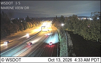 I-5 at MP 194.6: Marine View Dr live camera view