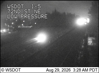 I-5 at MP 199.8: 72nd St NE live camera view