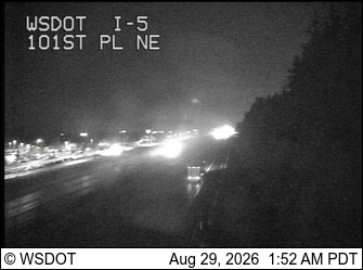 I-5 at MP 201.5: 101st Pl NE live camera view