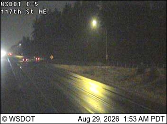 I-5 at MP 202.5: 117th St NE live camera view
