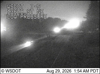 I-5 at MP 203.7: 136th St NE live camera view