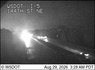 I-5 at MP 204.2: 144th St NE live camera view