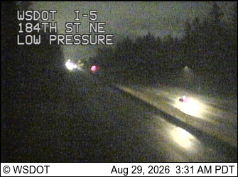 I-5 at MP 206.9: 184th St NE live camera view