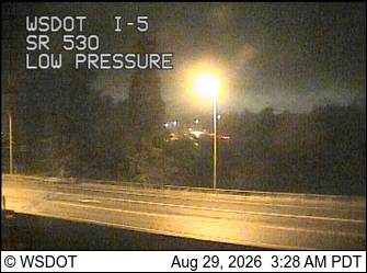 I-5 at MP 208.6: SR 530 Interchange live camera view