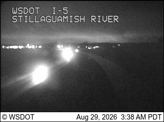 I-5 at MP 209.3: Stillaguamish River live camera view