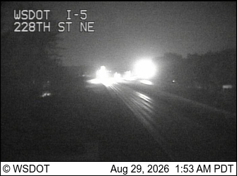I-5 at MP 209.8: 228th St NE live camera view