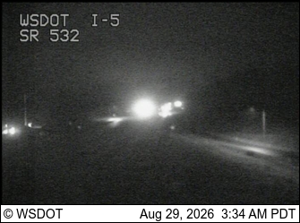 I-5 at MP 212.7: SR 532 Interchange live camera view