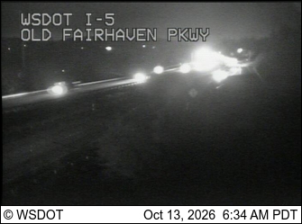 I-5 at MP 250.7: Old Fairhaven Parkway live camera view