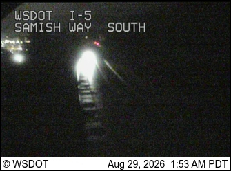 I-5 at MP 251.8: Samish Way SB Onramp live camera view