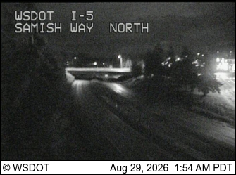 I-5 at MP 252.2: Samish Way NB Onramp live camera view