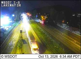 I-5 at MP 253: Lakeway Dr live camera view