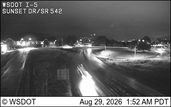 I-5 at MP 254.9: Sunset Dr live camera view