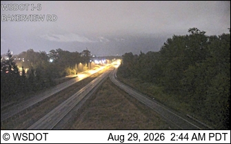 I-5 at MP 257.6: Bakerview Rd live camera view