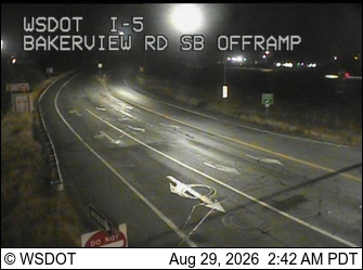 I-5 at MP 257.6: Bakerview, SB Offramp live camera view