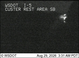 I-5 at MP 269.2: SB Custer Rest Area South live camera view