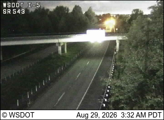 I-5 at MP 275.1: SR 543 Interchange live camera view