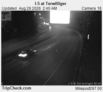 I-5 at Terwilliger live camera view
