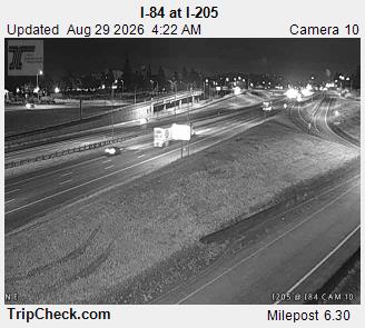 I-84 at I-205 live camera view