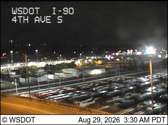 I-90 at MP 2: 4th Ave S, EB live camera view