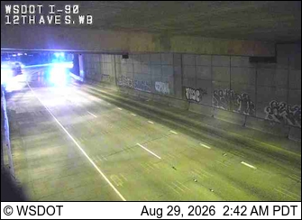 I-90 at MP 2.7: 12th Ave S, WB live camera view