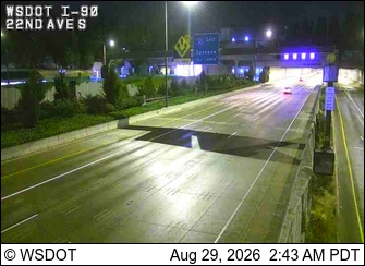 I-90 at MP 3.4: 22nd Ave S live camera view