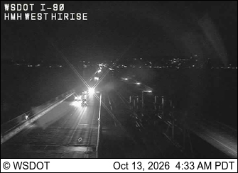 I-90 at MP 4.4: West Highrise live camera view