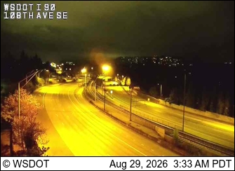 I-90 at MP 8.9: 108th Ave SE live camera view