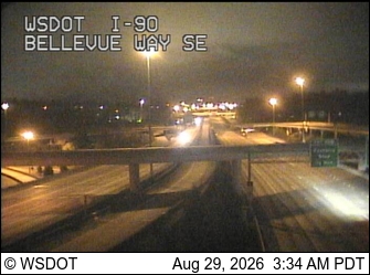 I-90 at MP 9.2: Bellevue Way SE live camera view