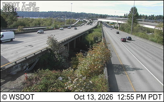 I-90 at MP 9.7: 118th Ave SE live camera view