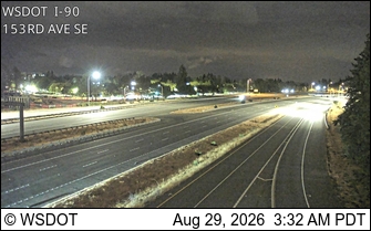 I-90 at MP 11.7: 153rd Ave SE live camera view