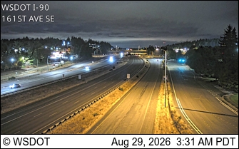 I-90 at MP 11.9: 161st Ave SE live camera view