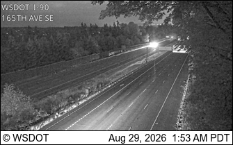 I-90 at MP 12.5: 165th Ave SE live camera view