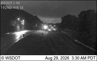 I-90 at MP 14.4: 192nd Ave SE live camera view