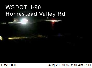 I-90 at MP 37.75: Homestead Valley Rd live camera view