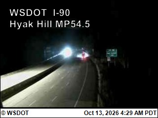 I-90 at MP 54.5: Hyak Hill live camera view