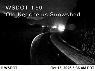 I-90 at MP 57.7: Old Keechelus Snow Shed live camera view