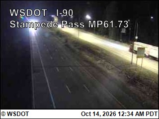 I-90 at MP 61.7 Stampede Pass live camera view