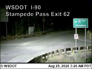 I-90 At MP 62.97 Stampede Pass Exit 62 live camera view