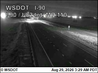 I-90 MP 110: I-90 @ I-82 Interchange live camera view