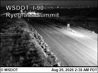 I-90 at MP 125.8: Ryegrass Summit live camera view