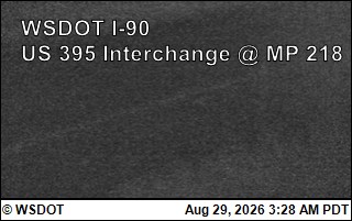 I-90 at MP 220: US 395 Interchange @ Ritzville (5) live camera view