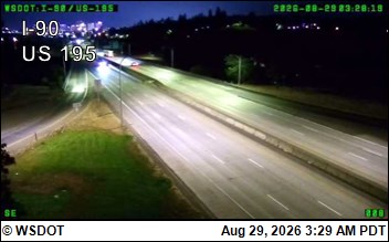 I-90 at MP 279.4: US 195 Interchange live camera view